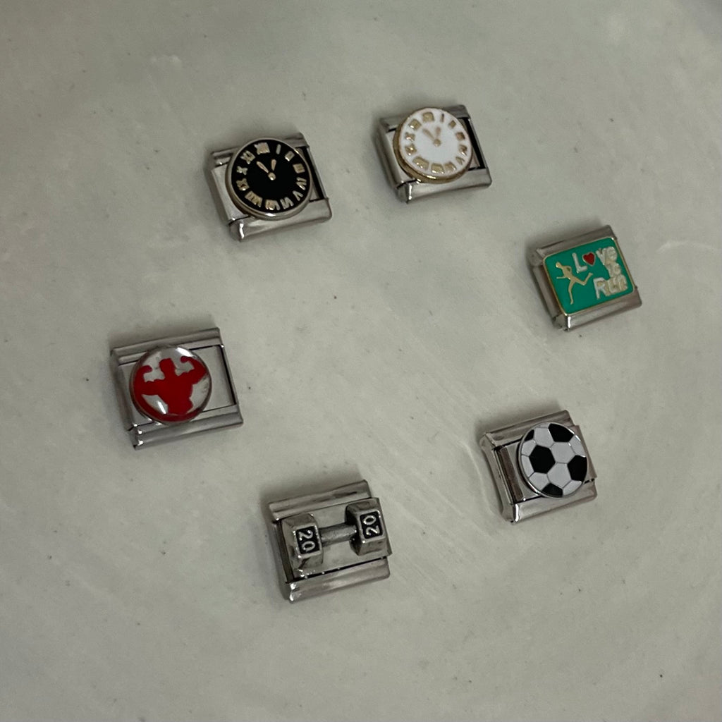 Charm italiano - reloj blanco
