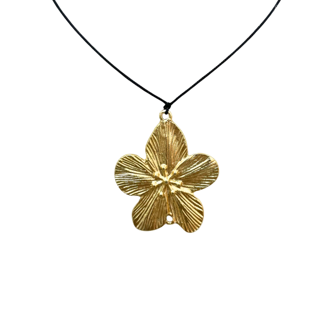 Collar - Hilo con flor