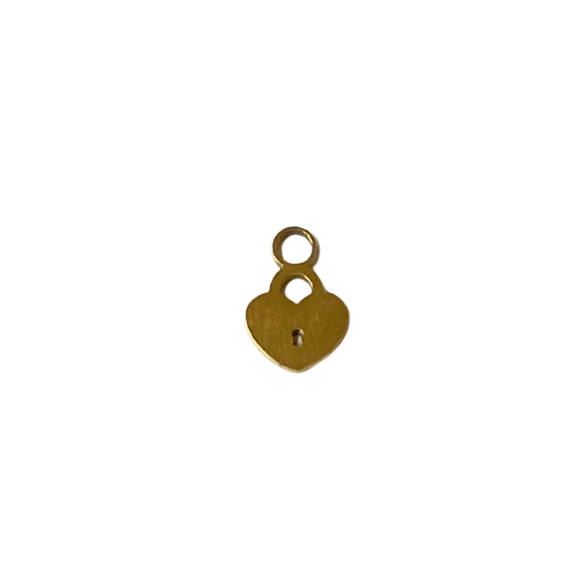 Charm - Corazón candado mini
