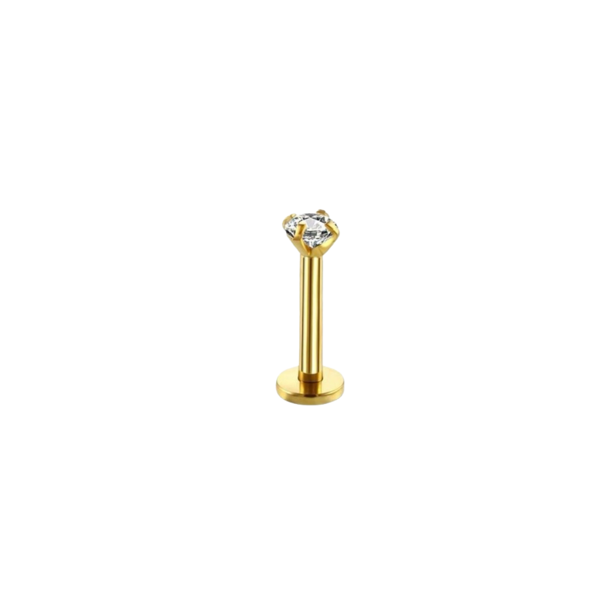 Piercing Labret - Zirconia incrustada