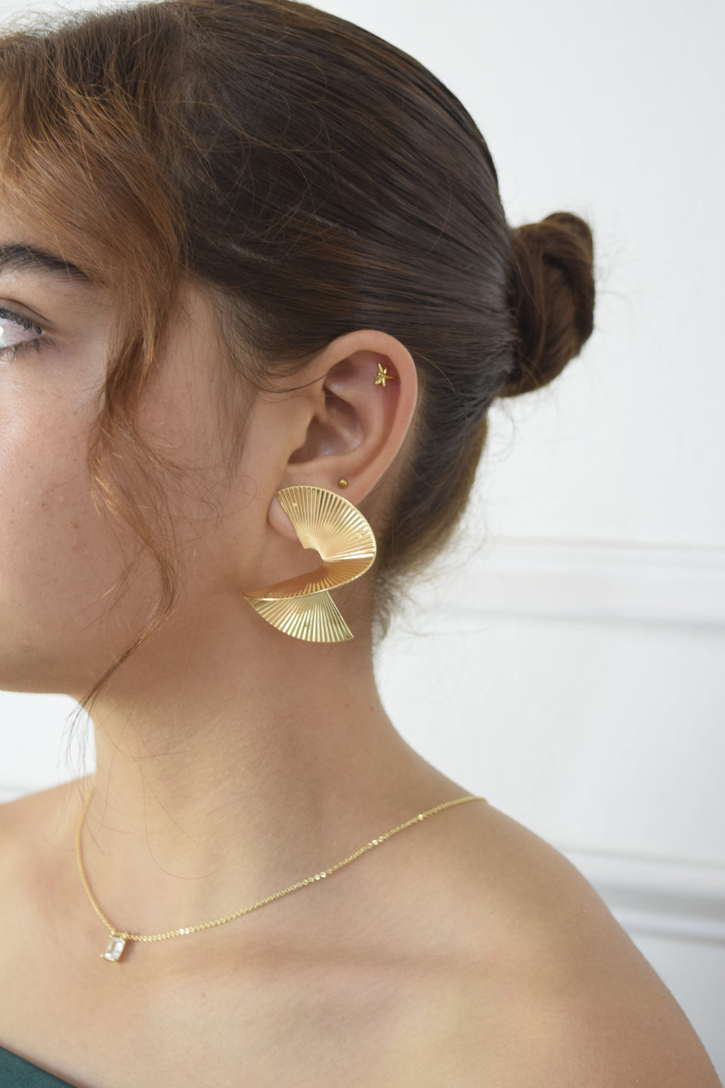 Aretes - Olé dorado