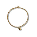 Pulsera - doble cadena con flor