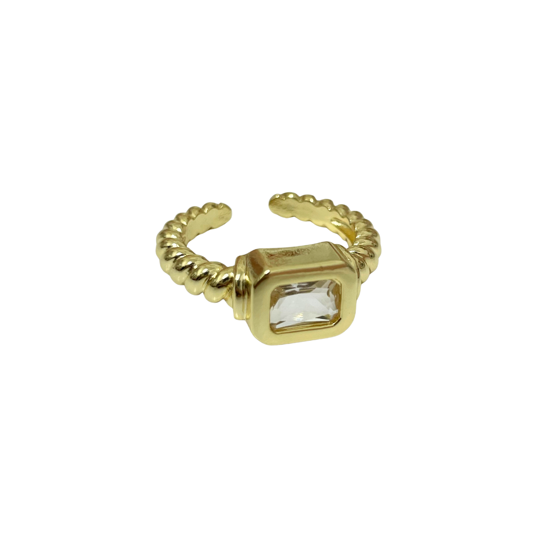 Anillo - multicolor dorado