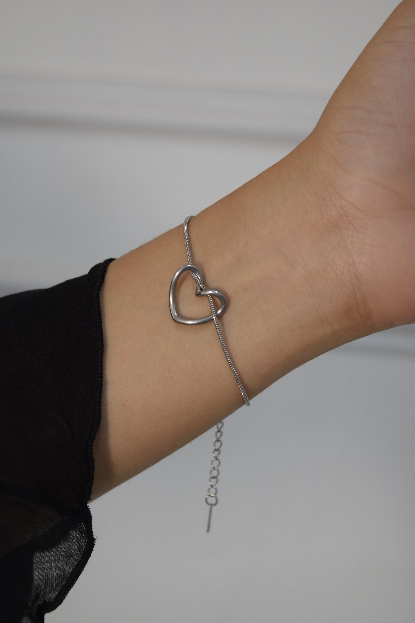 Pulsera - Corazón entrelazado