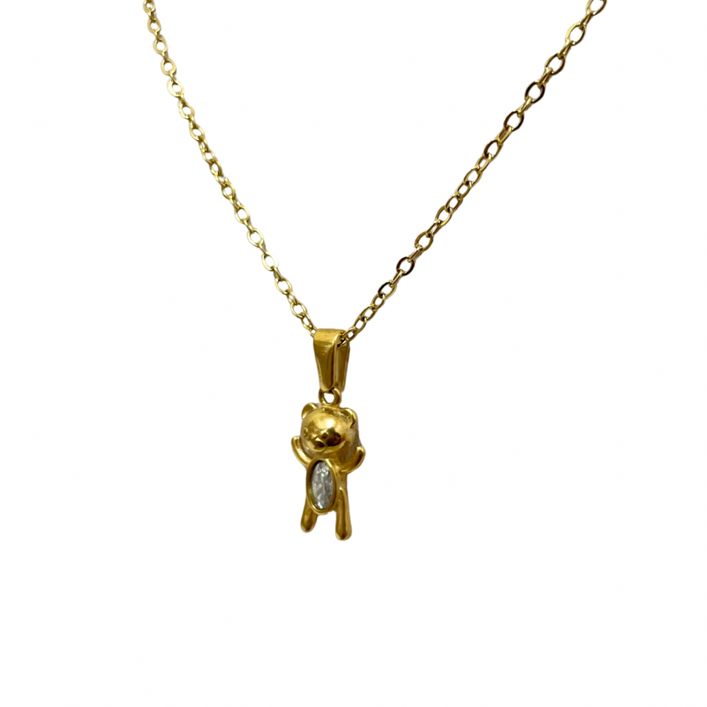 Collar - dije Oso zirconia