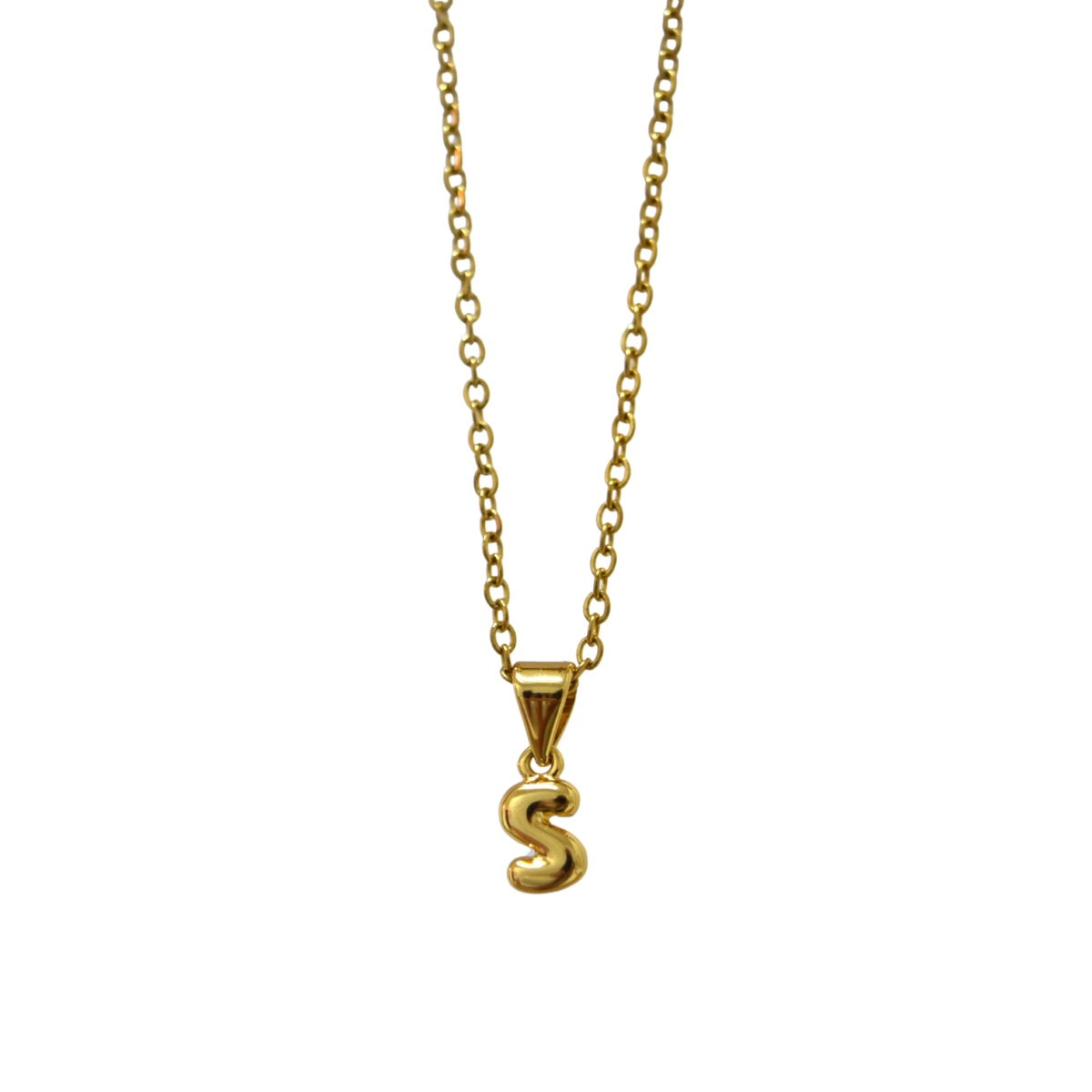 Collar letra - Globo Golden I