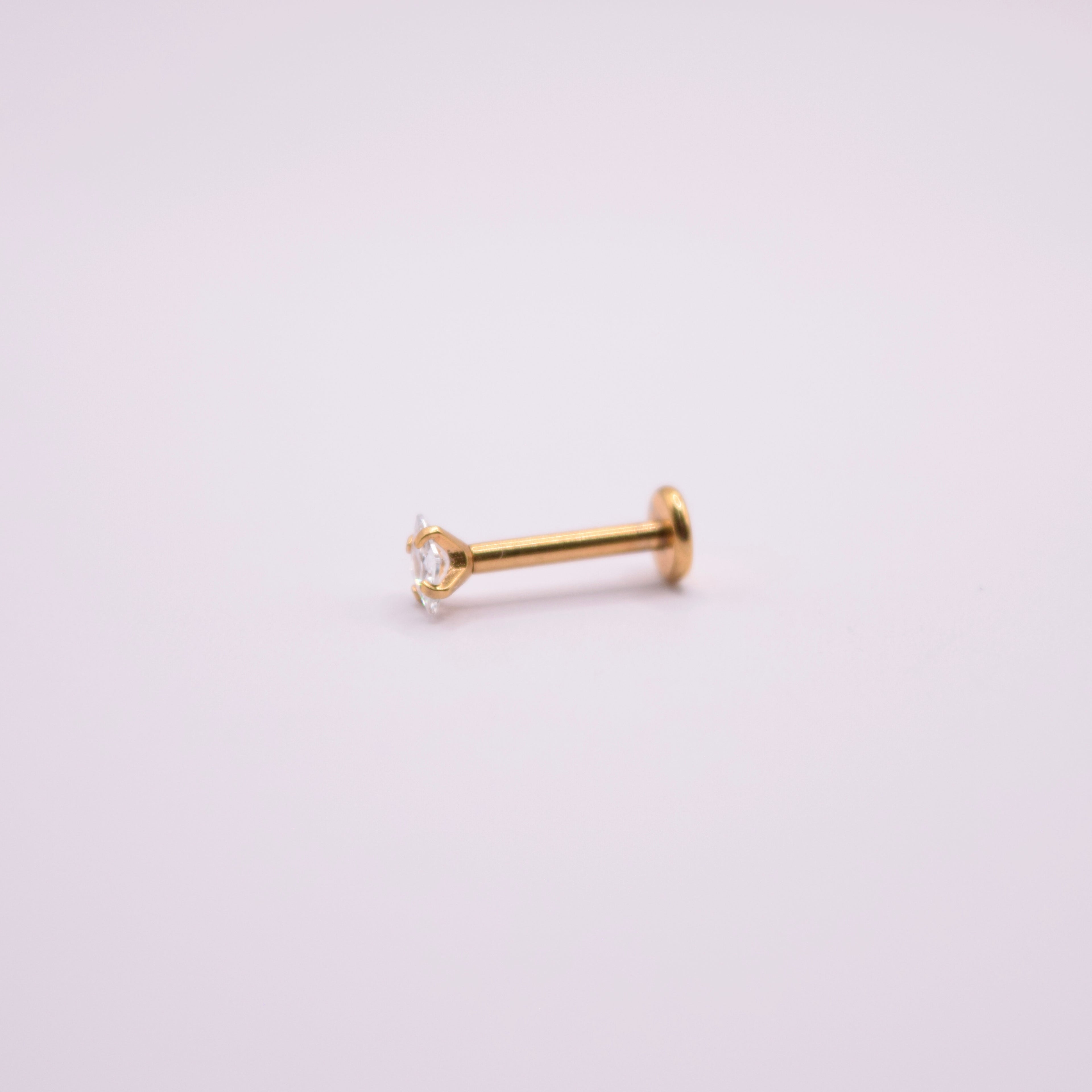 Labret - Rombo Cristal Mediano