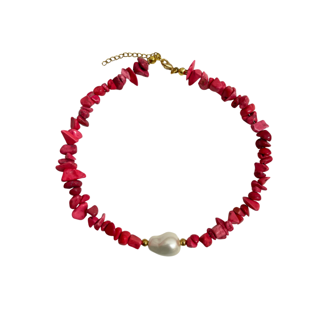 Collar - coral de río