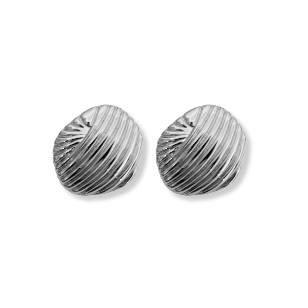 Aretes - Nacar Silver