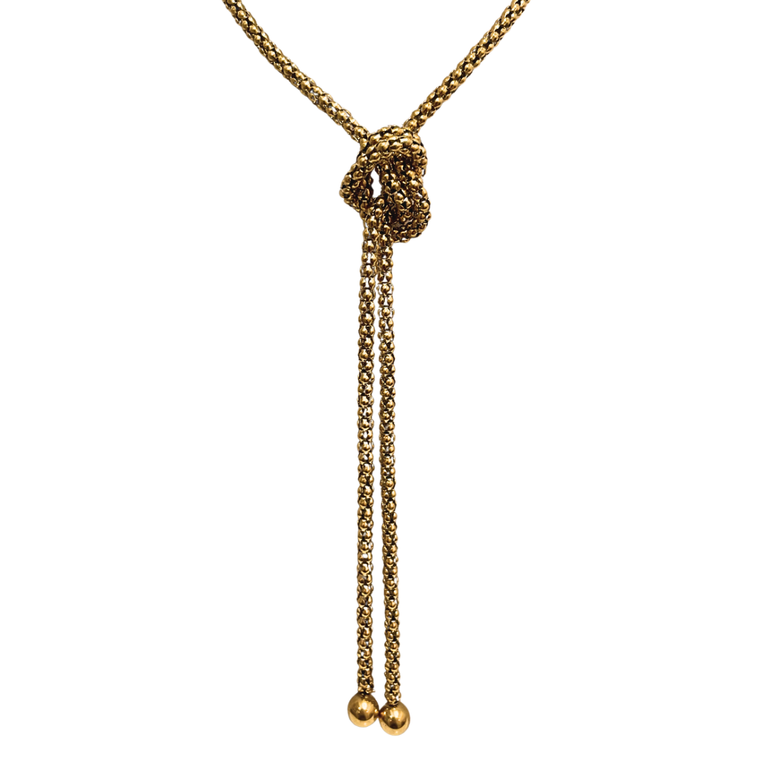 Corbatín - Lattice dorado