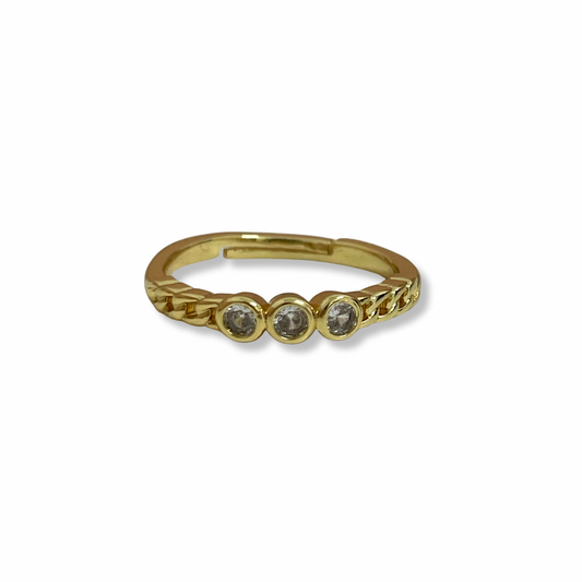 Anillo - tres piedras