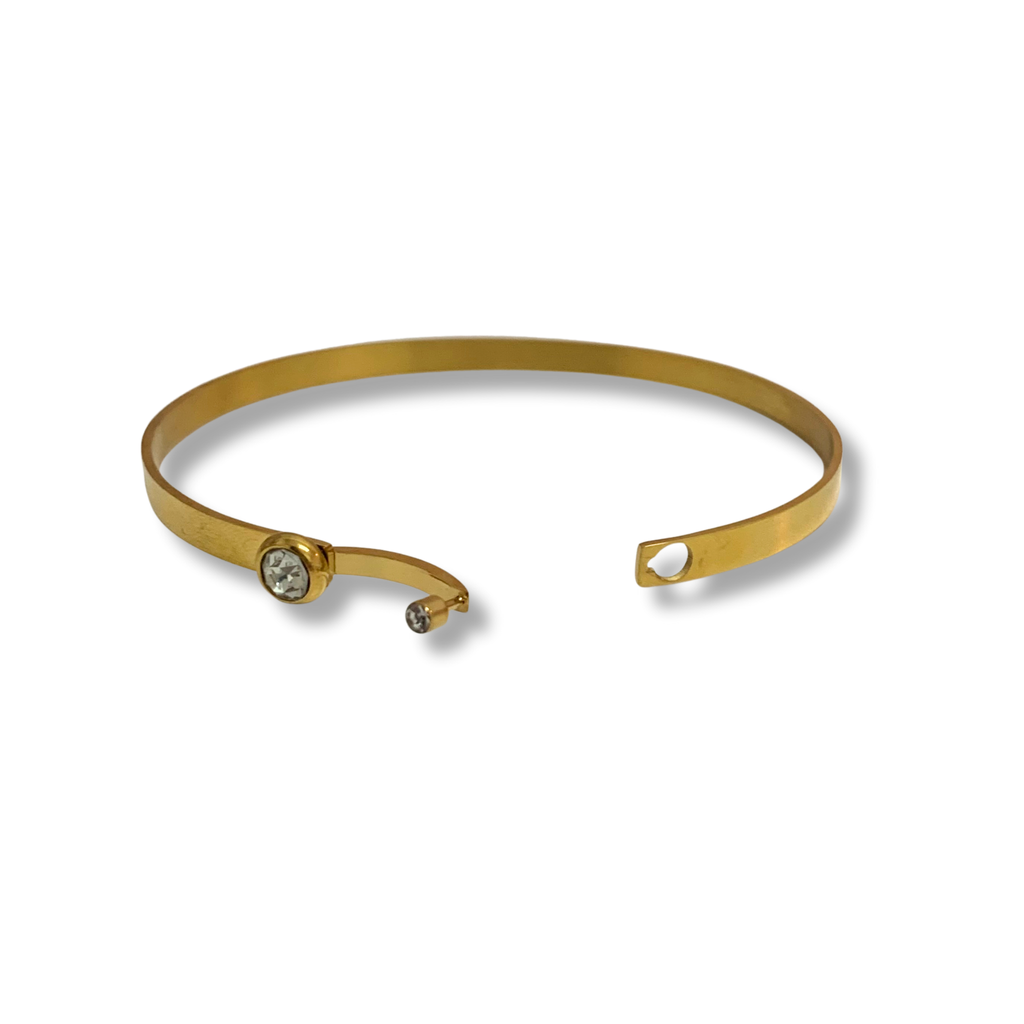 Brazalete - Doble Brillo Dorado