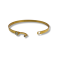 Brazalete - Doble Brillo Dorado