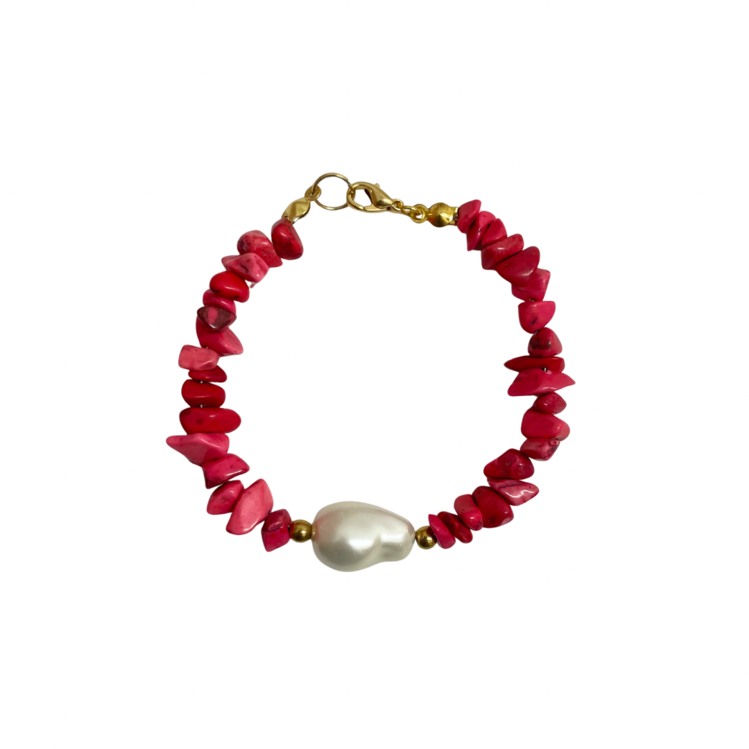 Pulsera - coral de río