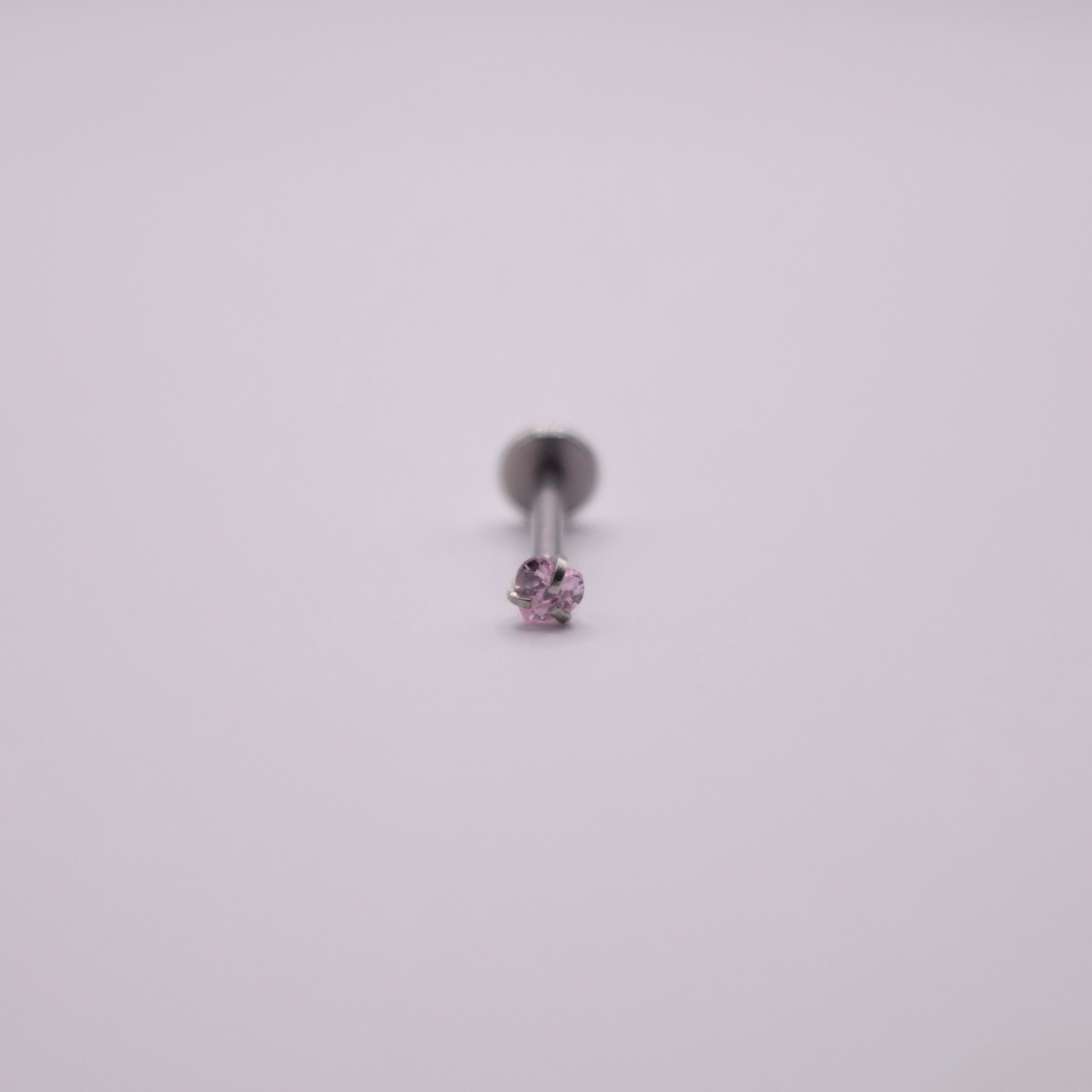 Labret - Corazón rosa mini