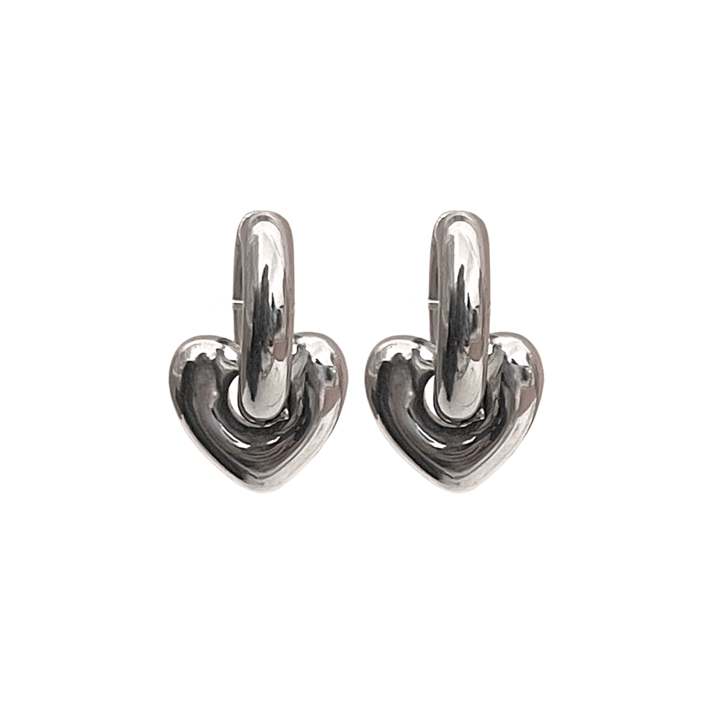 Huggies - Charm Corazón Silver Chunky