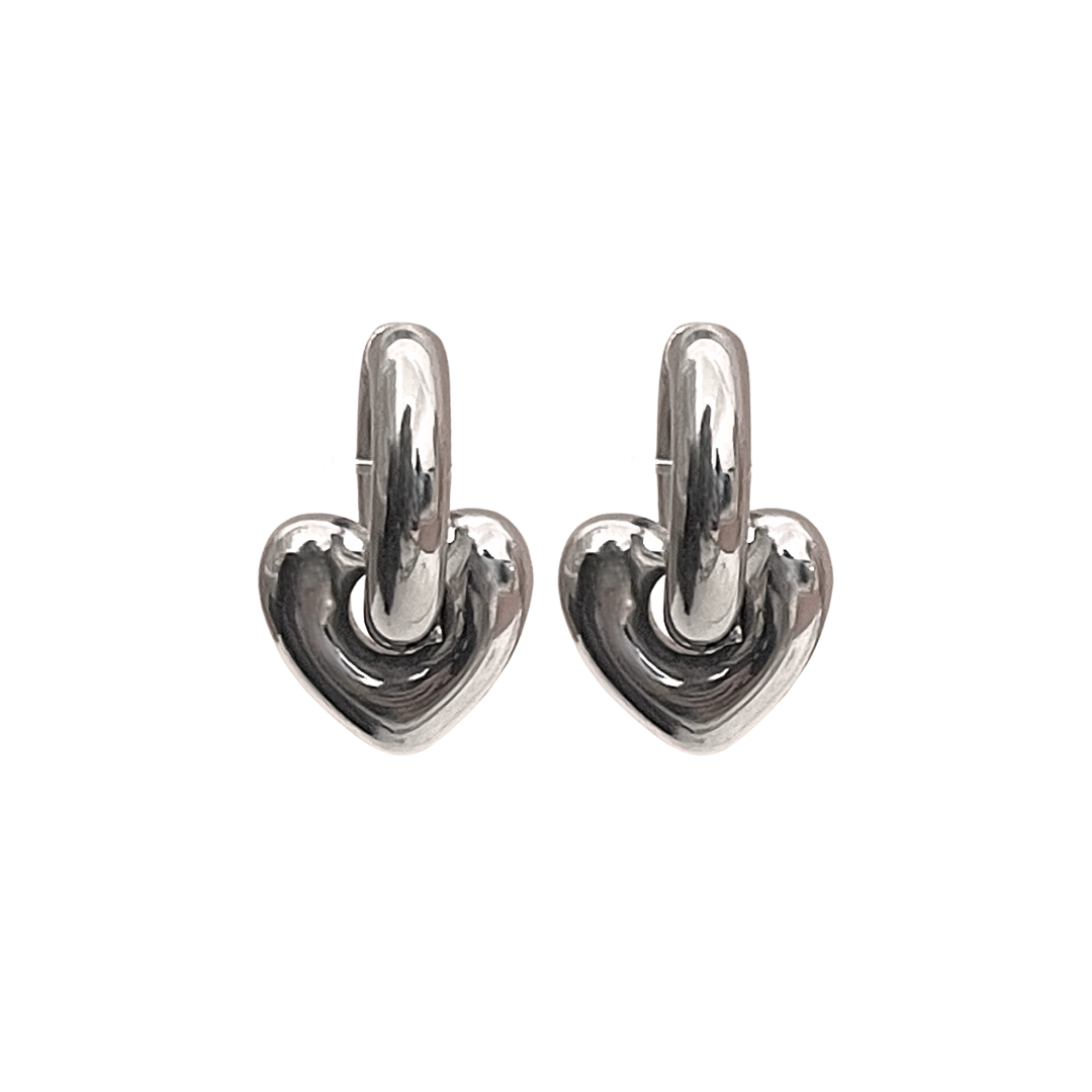 Huggies - Charm Corazón Silver Chunky