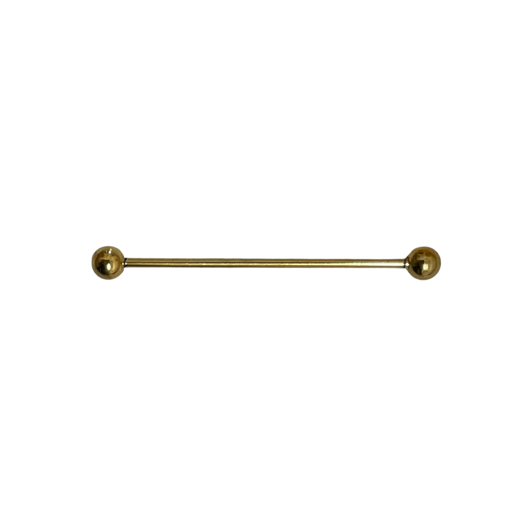 Piercing industrial - Balín Dorado