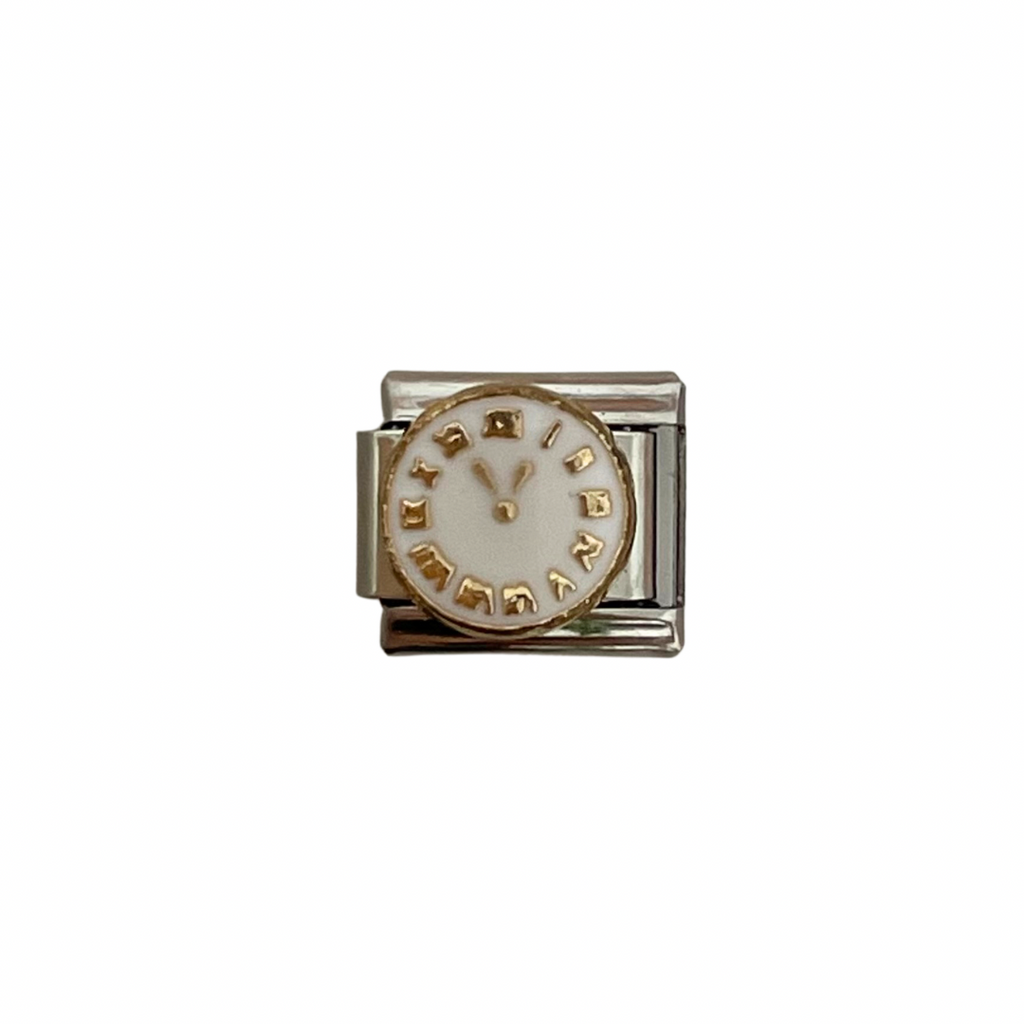 Charm italiano - reloj blanco