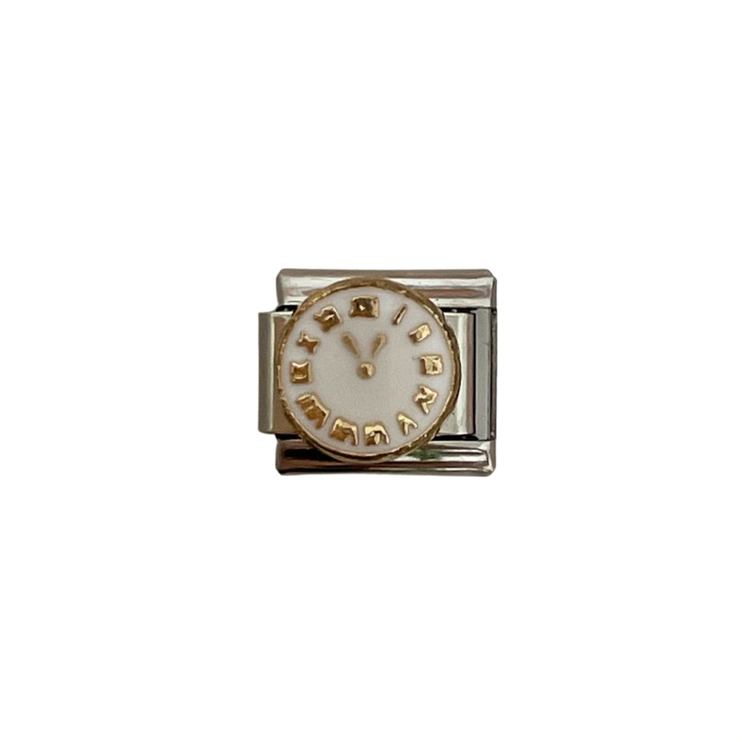 Charm italiano - reloj blanco