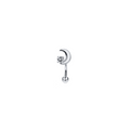 Rook / Navel - Luna Silver