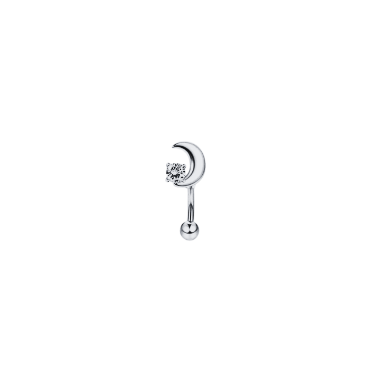 Rook / Navel - Luna Silver