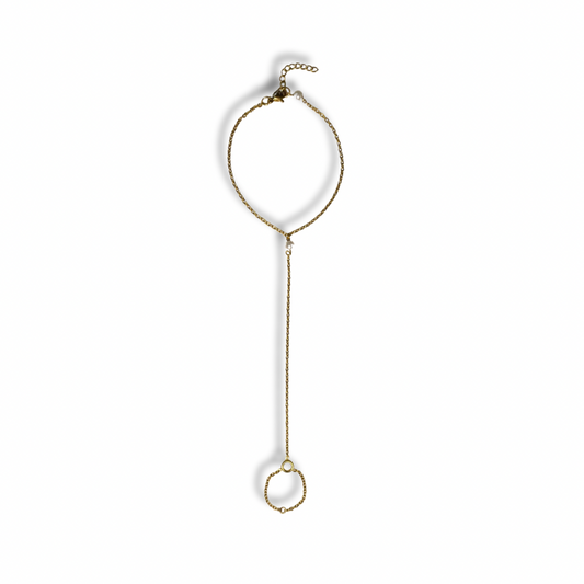 Pulsera Anillo - Khyan Golden