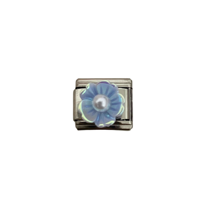 Charm italiano - flor azul