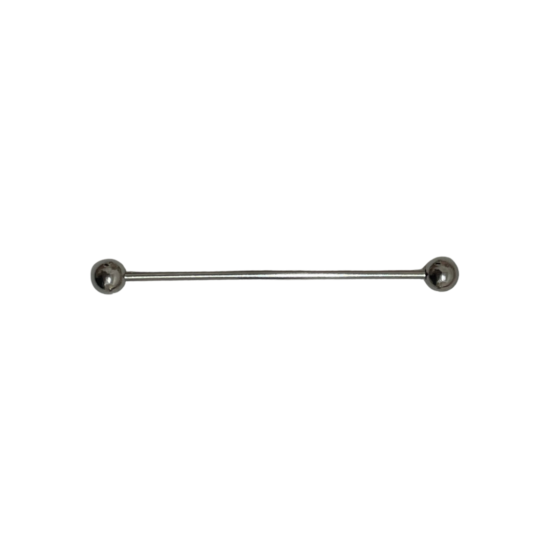 Piercing industrial - Bolas Silver