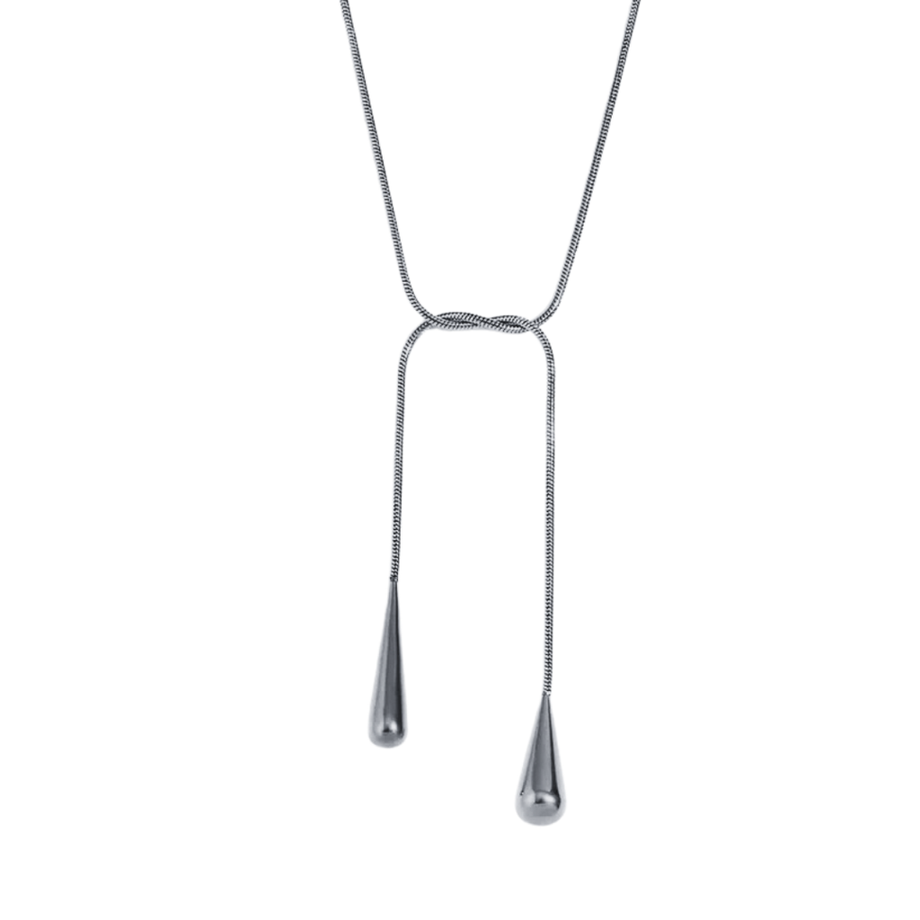 Corbatín - Gota Silver