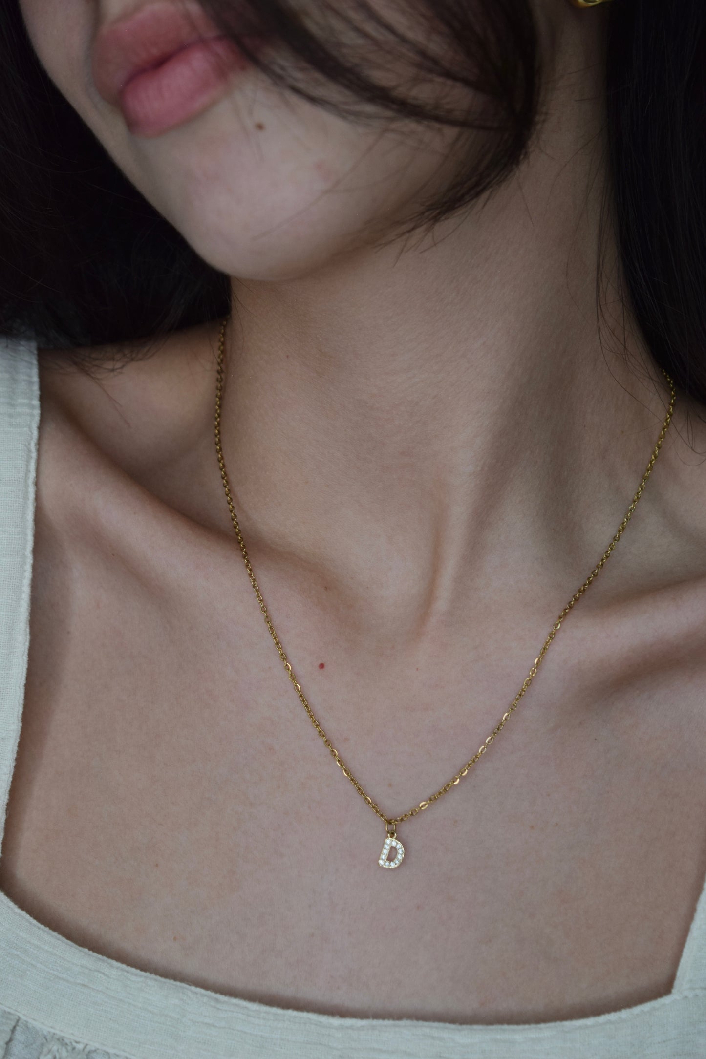 Collar - Letra Zirconias