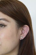 Aretes - Ear Climber / Trepadores Silver
