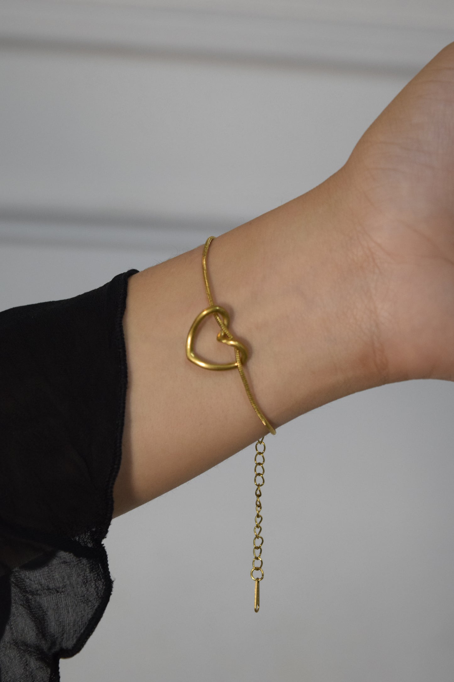 Pulsera - Corazón entrelazado