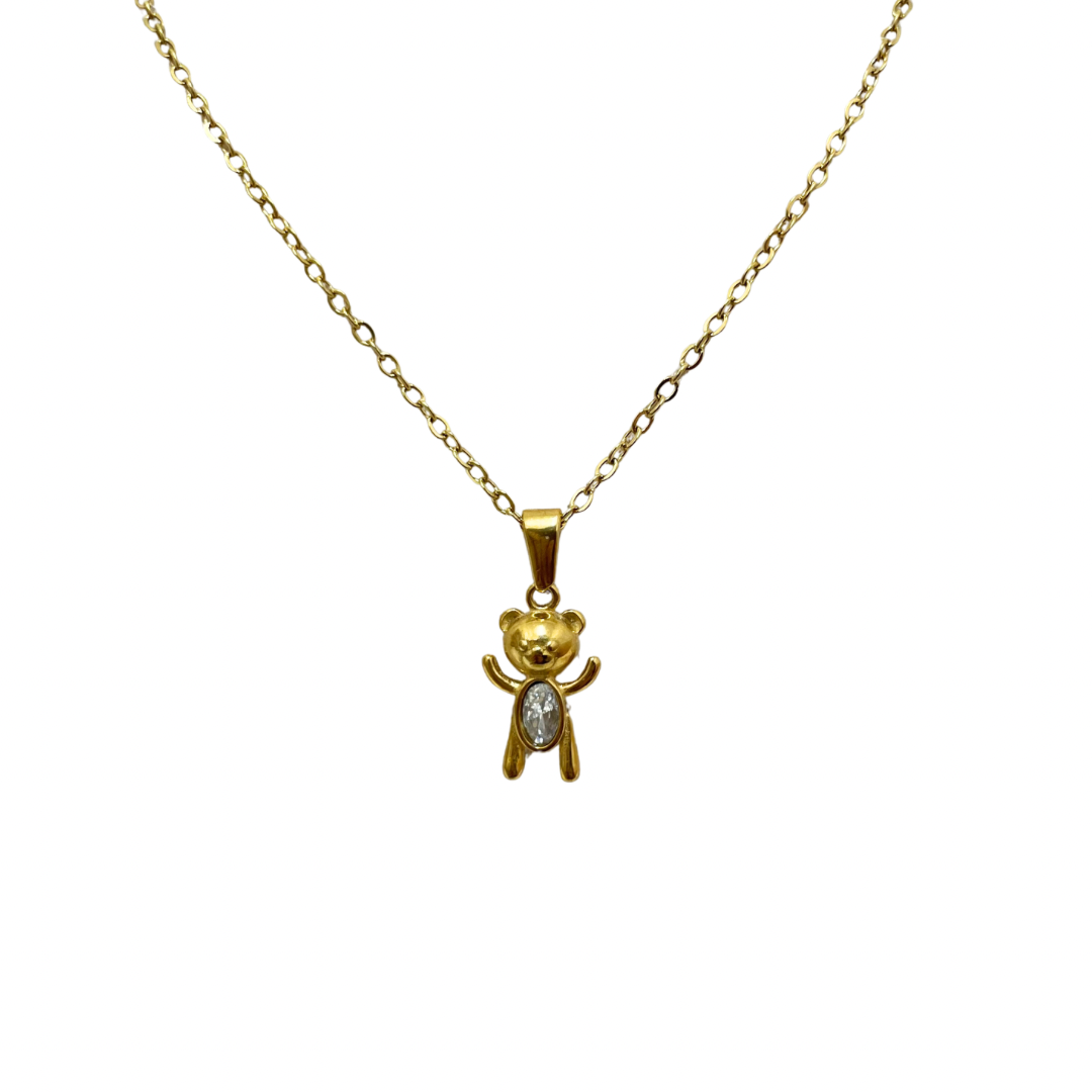Collar - dije Oso zirconia