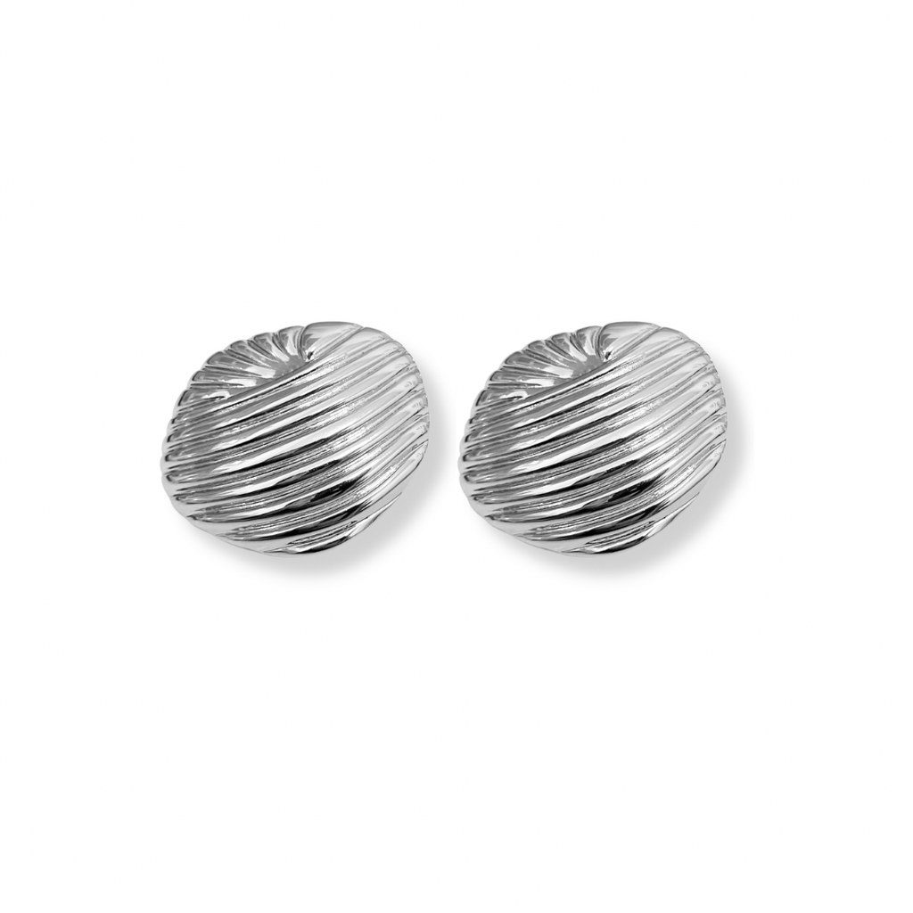 Aretes - Nacar Silver