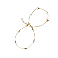 Pulsera doble - Estrella y Perla