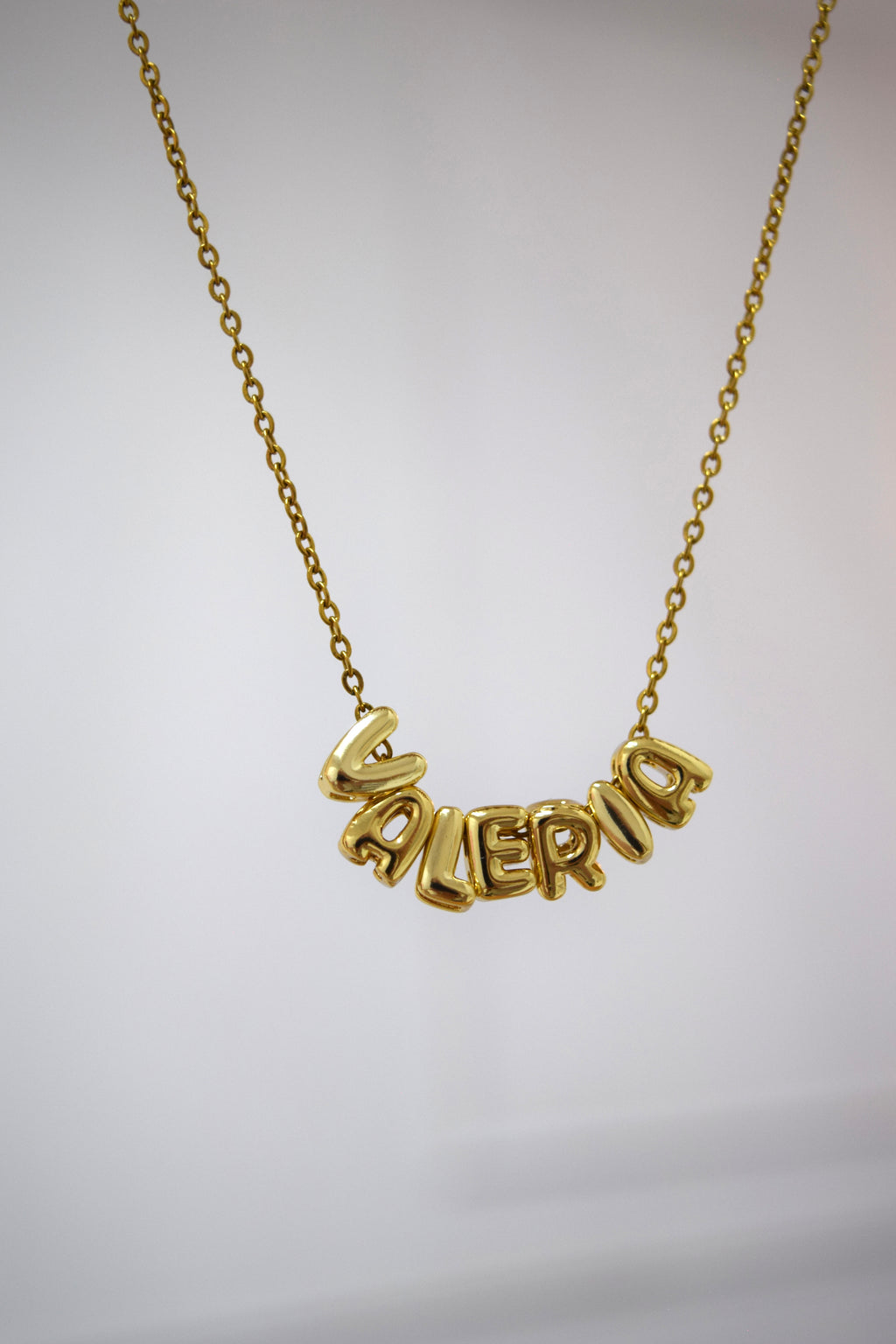 Collar - Nombre Balun Dorado