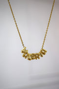 Collar - Nombre Balun Dorado