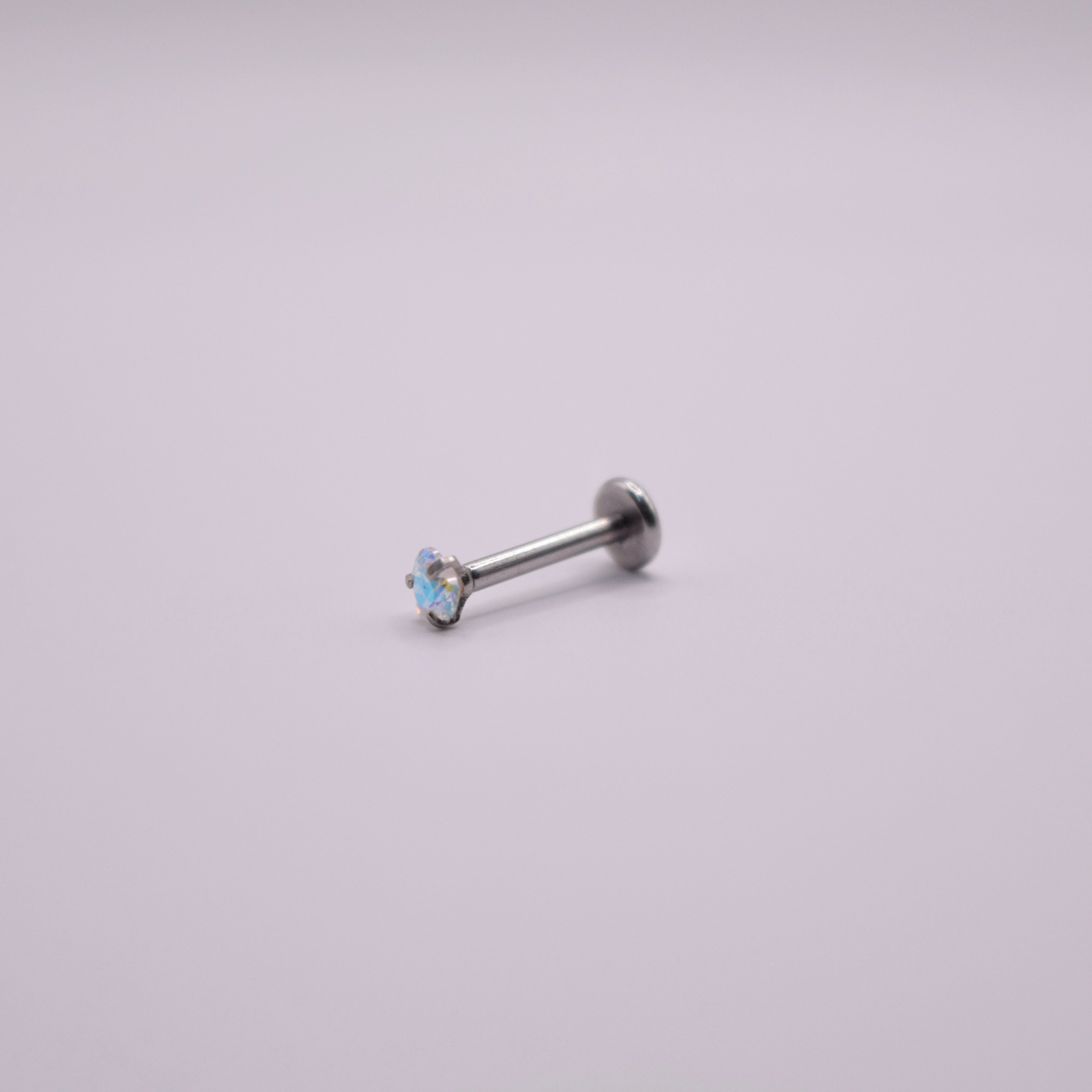 Labret - Corazón tornasol mediano