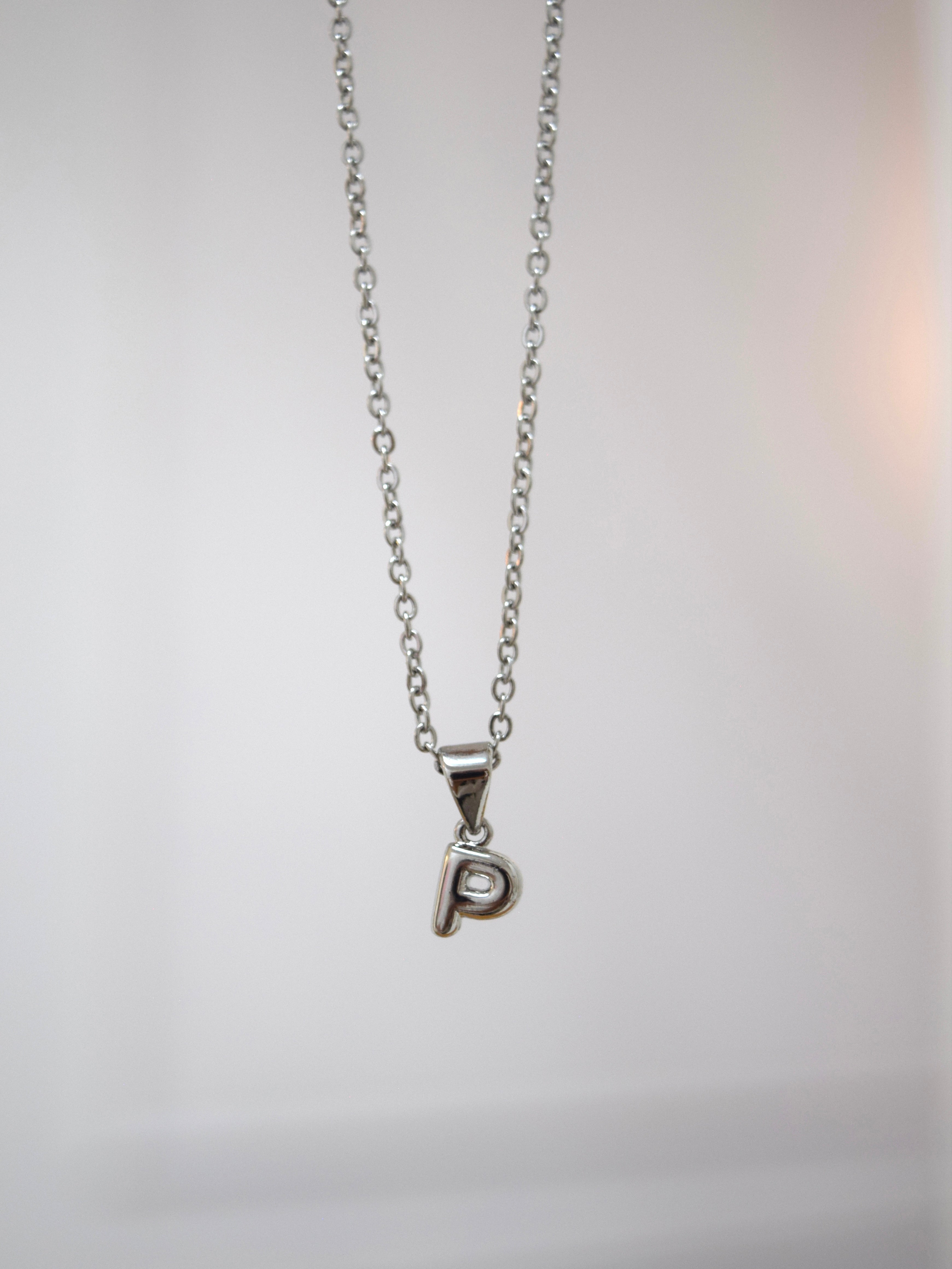 Collar letra - Globo Silver I