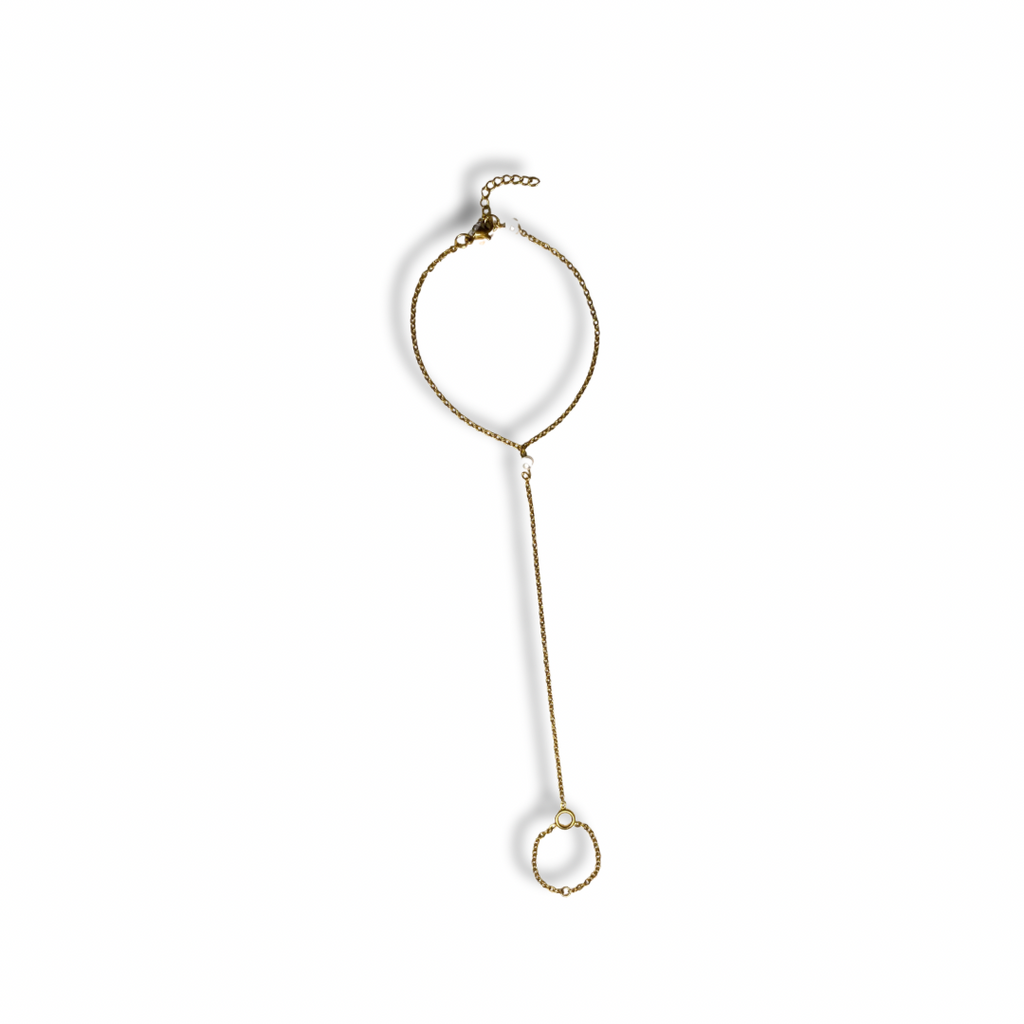 Pulsera Anillo - Khyan Golden