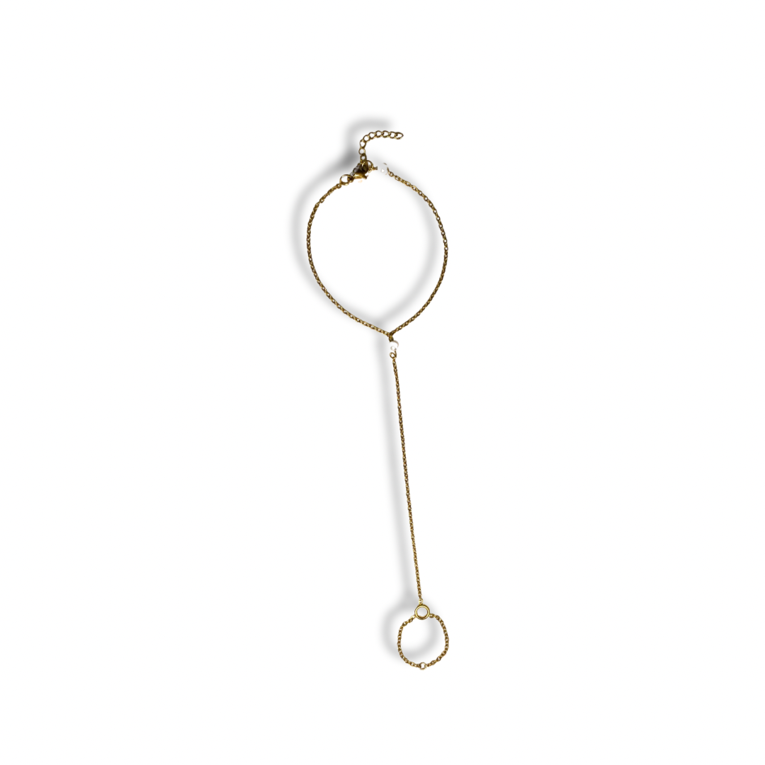 Pulsera Anillo - Khyan Golden