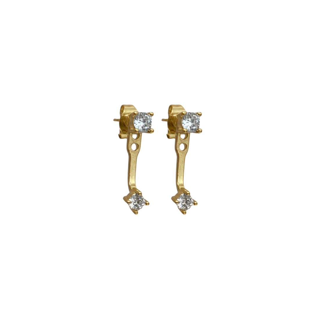 Aretes - Ear Climber/Trepadores Golden