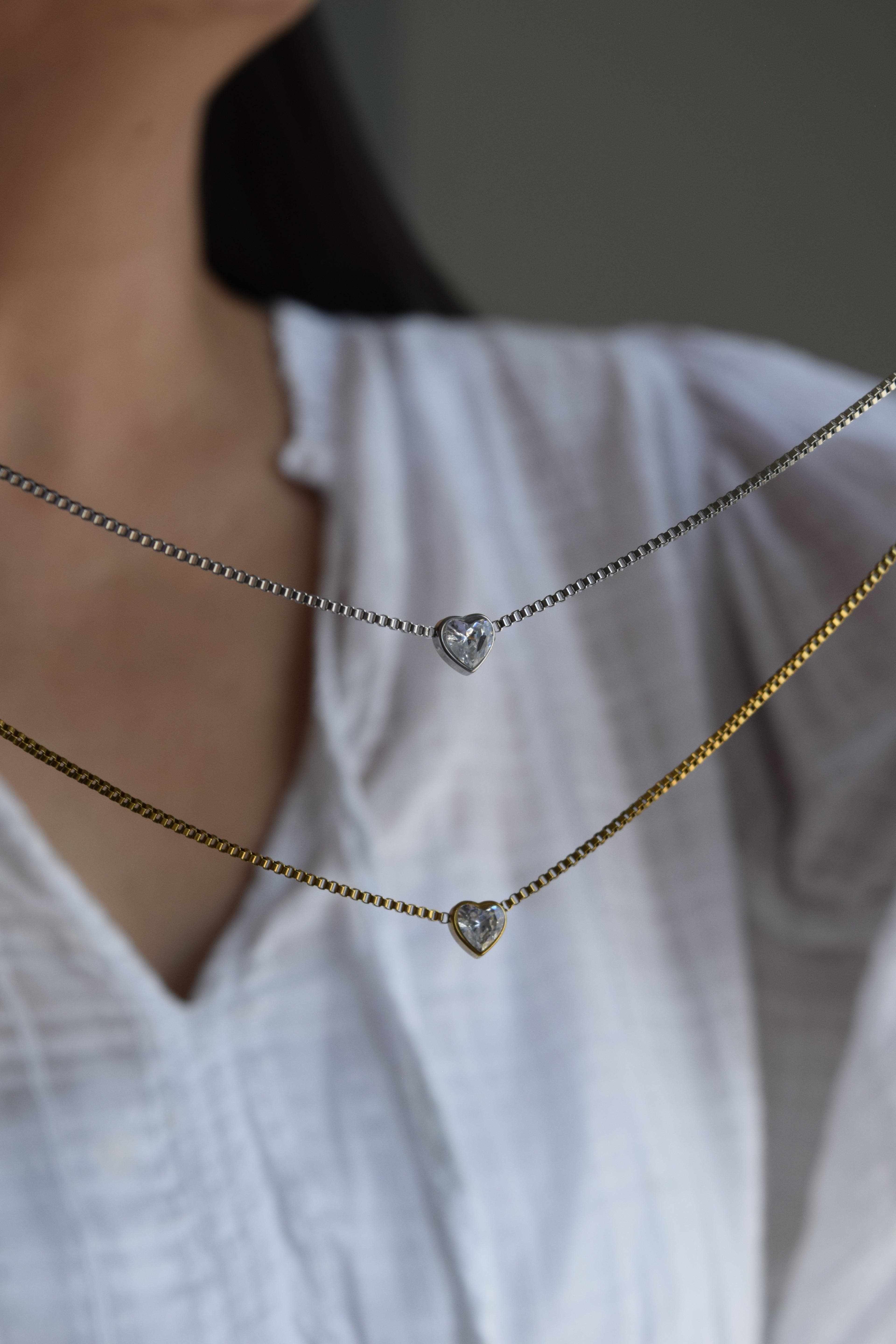 Collar - Corazón de Cristal