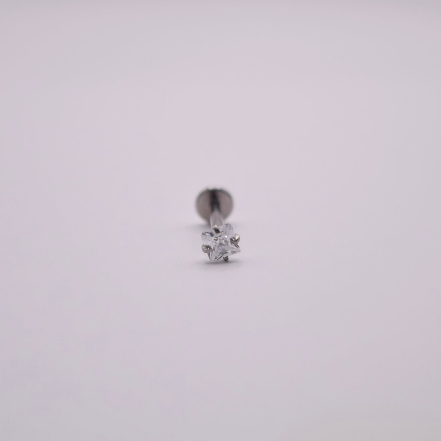 Labret - Rombo Plateado Mediano