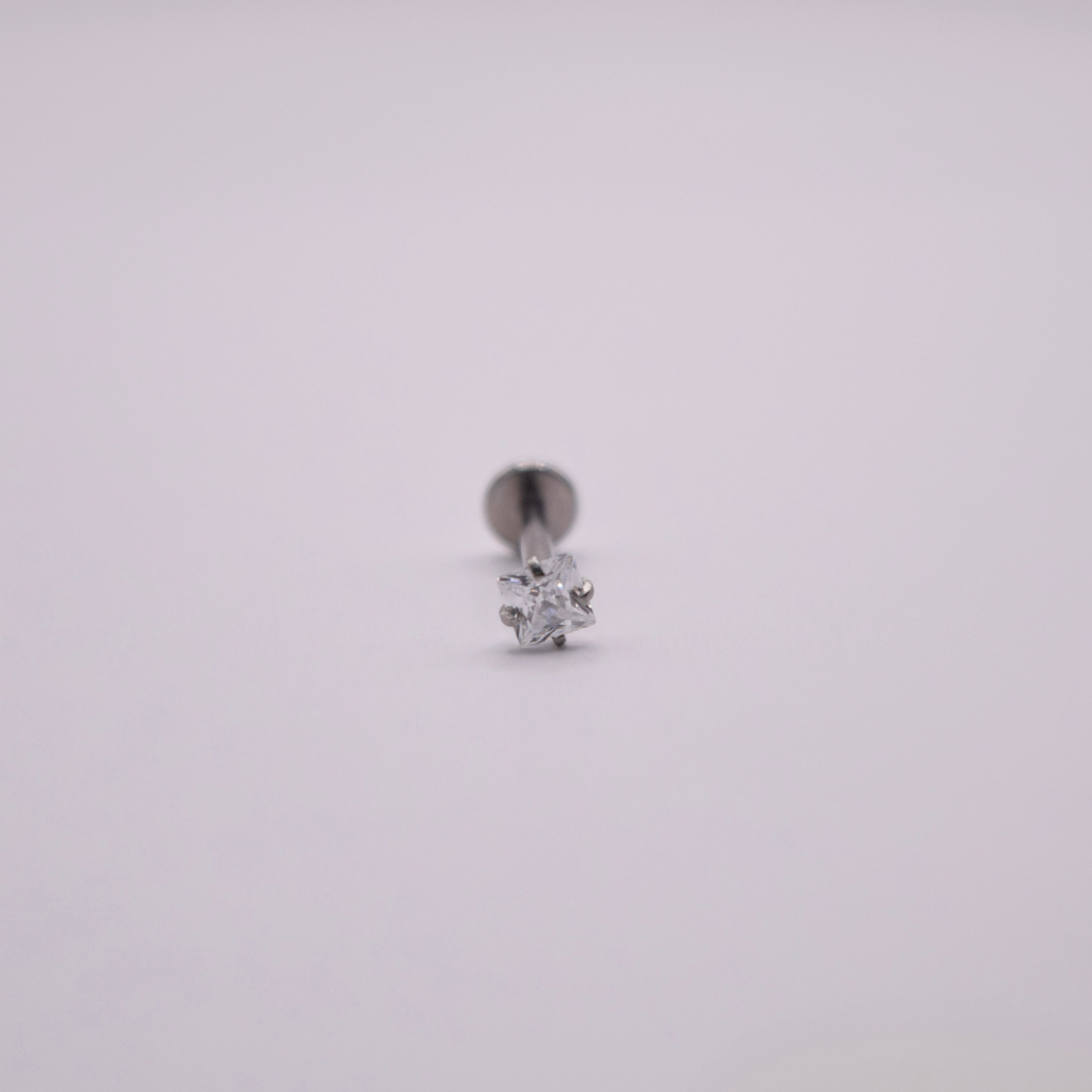 Labret - Rombo Plateado Mediano