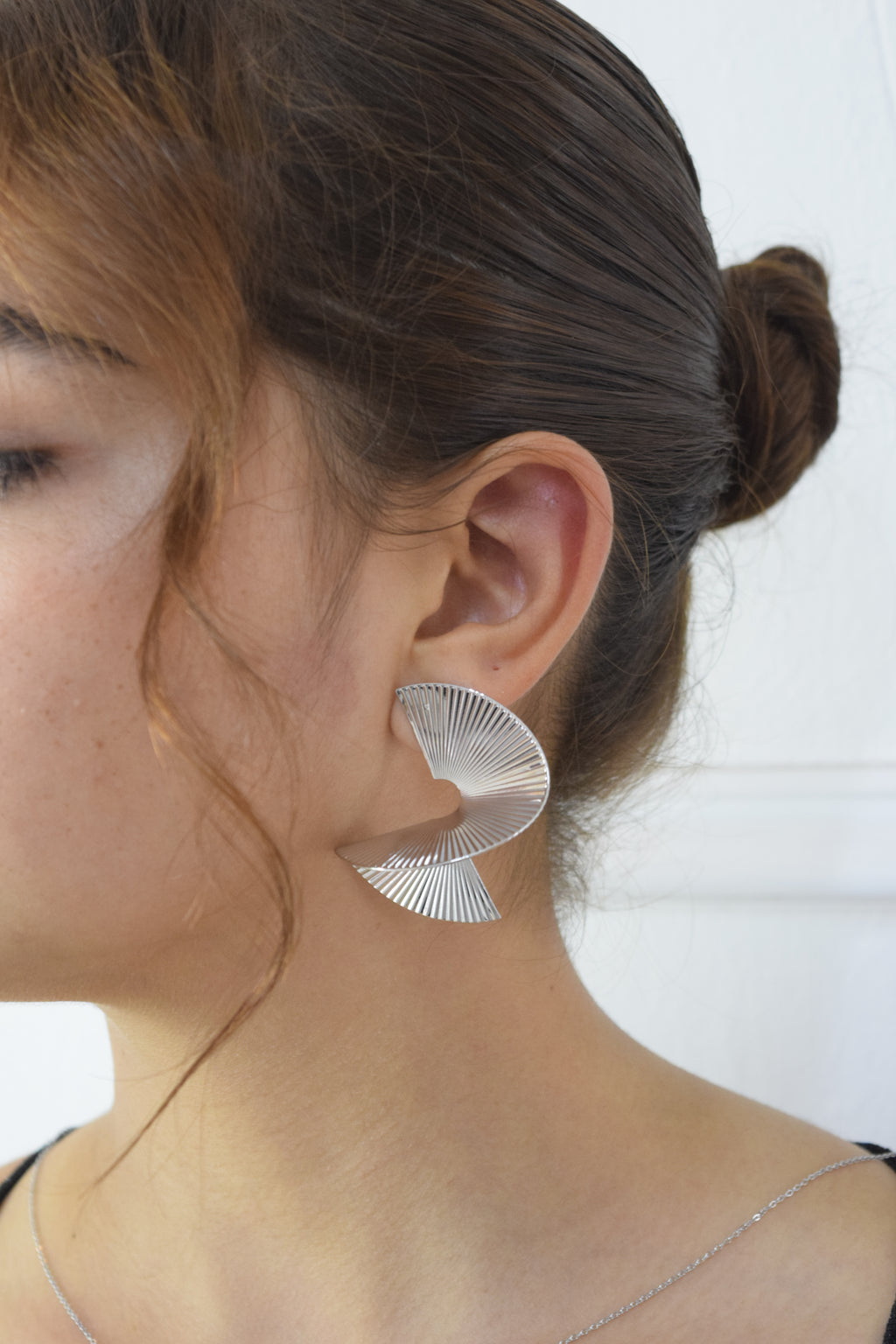 Aretes - Olé plateado