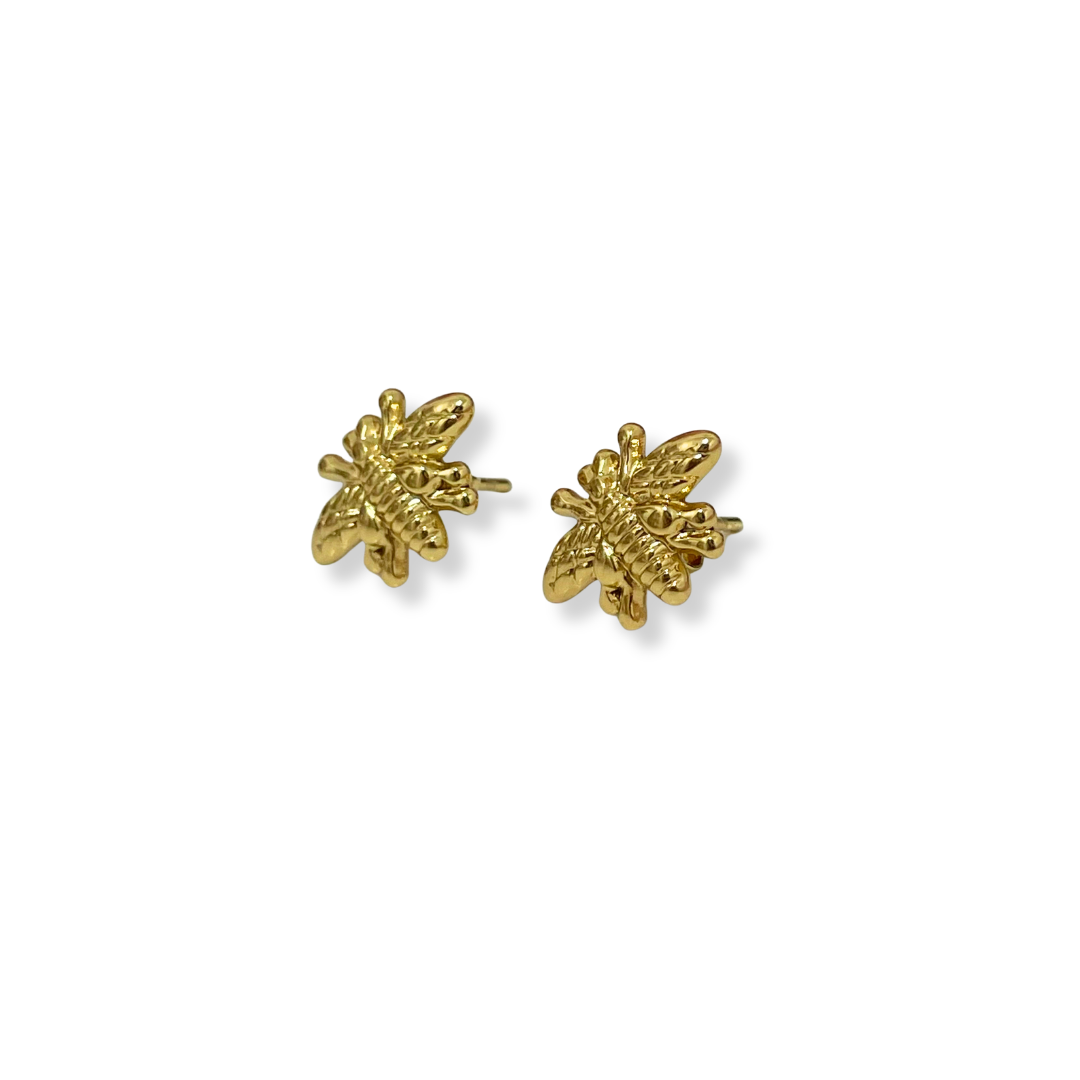 Aretes - abejas doradas