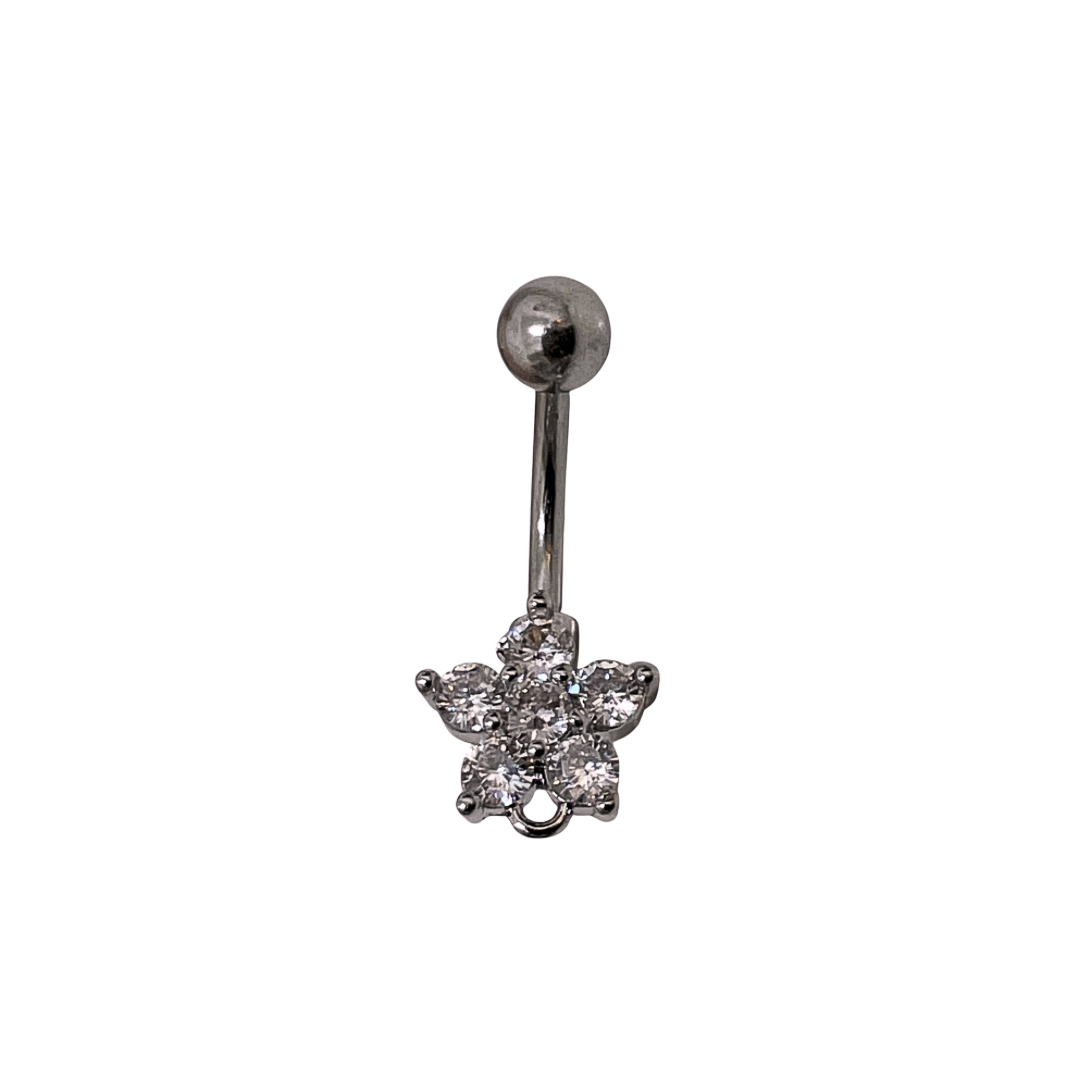Navel piercing - Flor