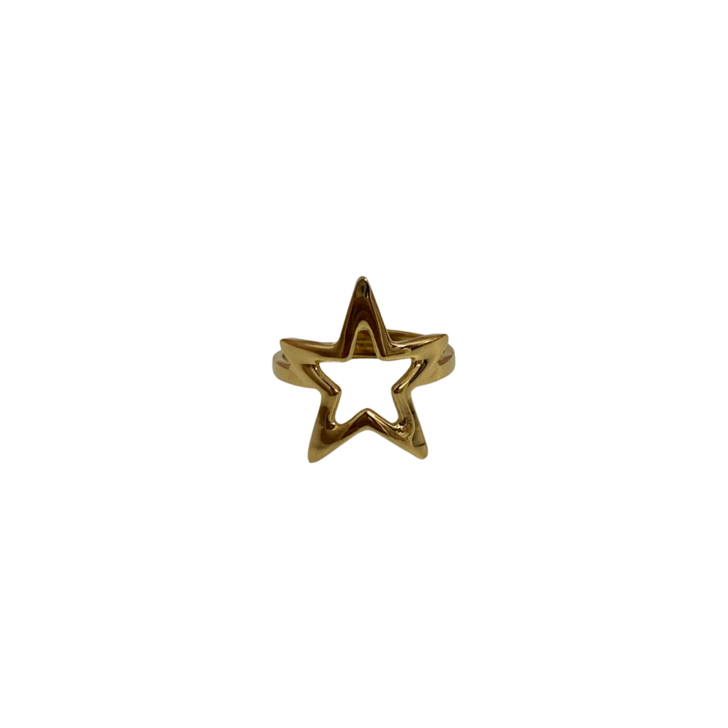 Anillo - Estrella dorada